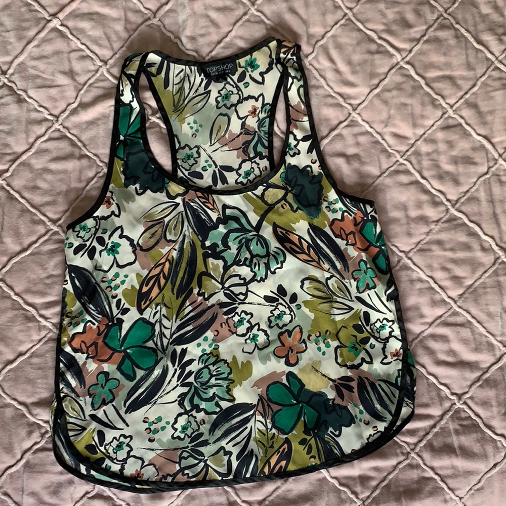 Topshop tank top blouse
